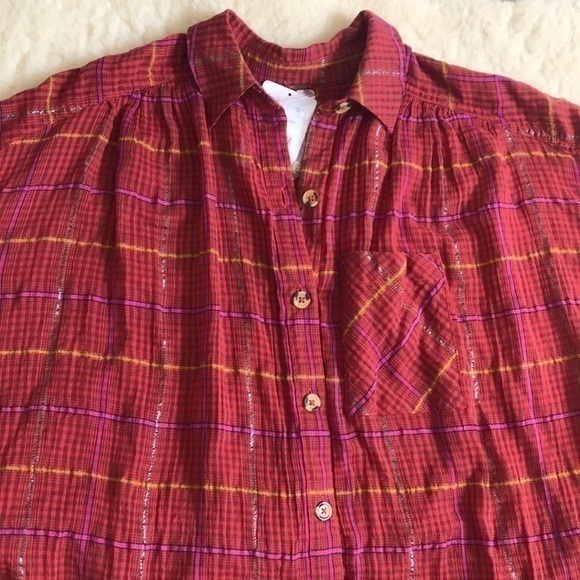 Free People Break My Stride Shirt. XS. - Picture 4 of 8